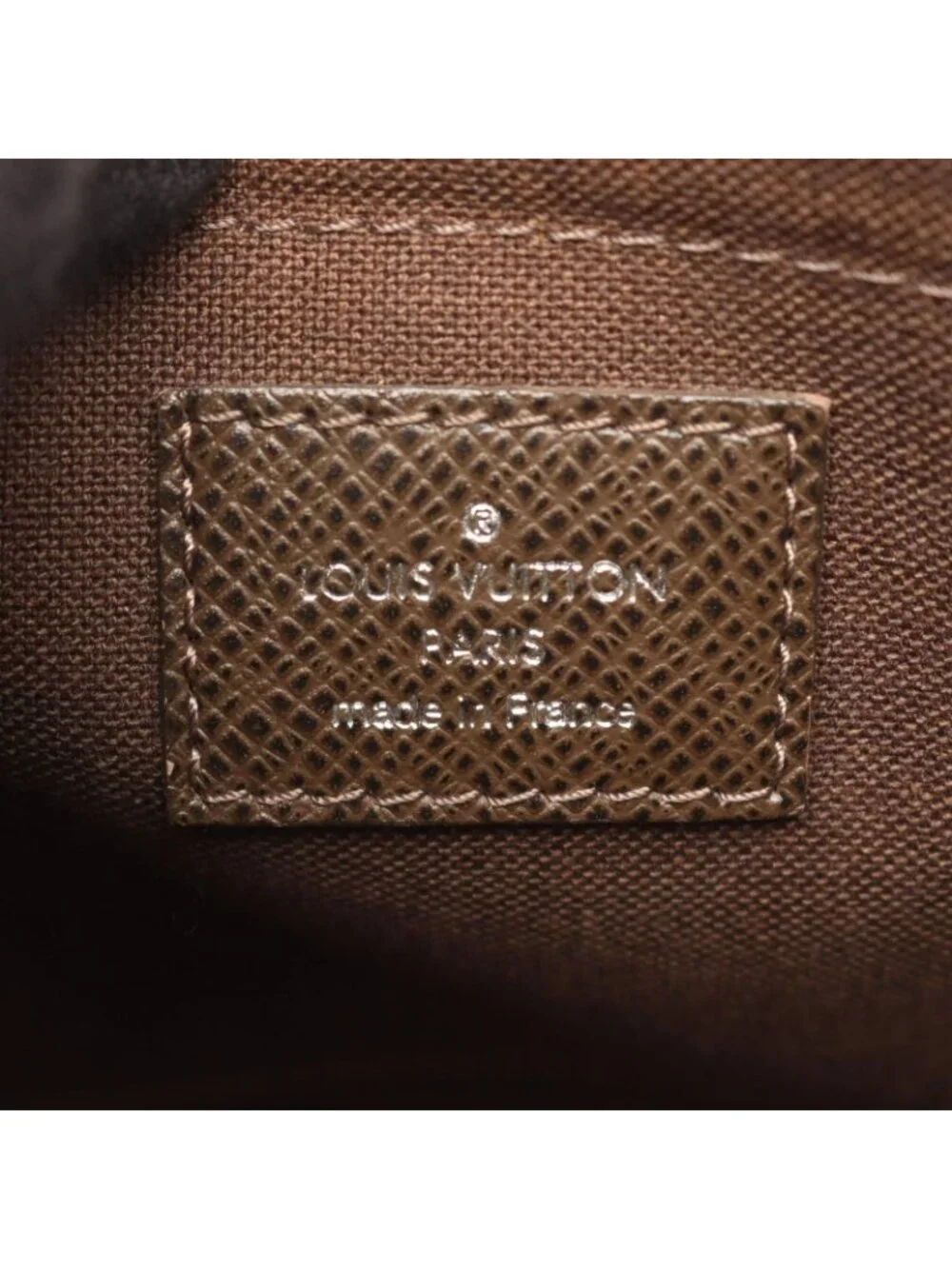Louis Vuitton Shoulder Bag Taiga Grizzly Leather